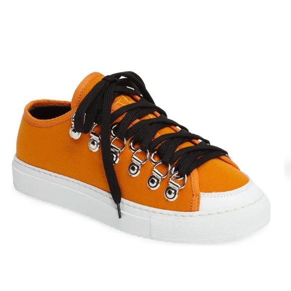 J.W. Anderson Shoes | J. W. Anderson Low Canvas Sneaker | Color: Black/Orange | Size: 38eu | Troublecuffs's Closet